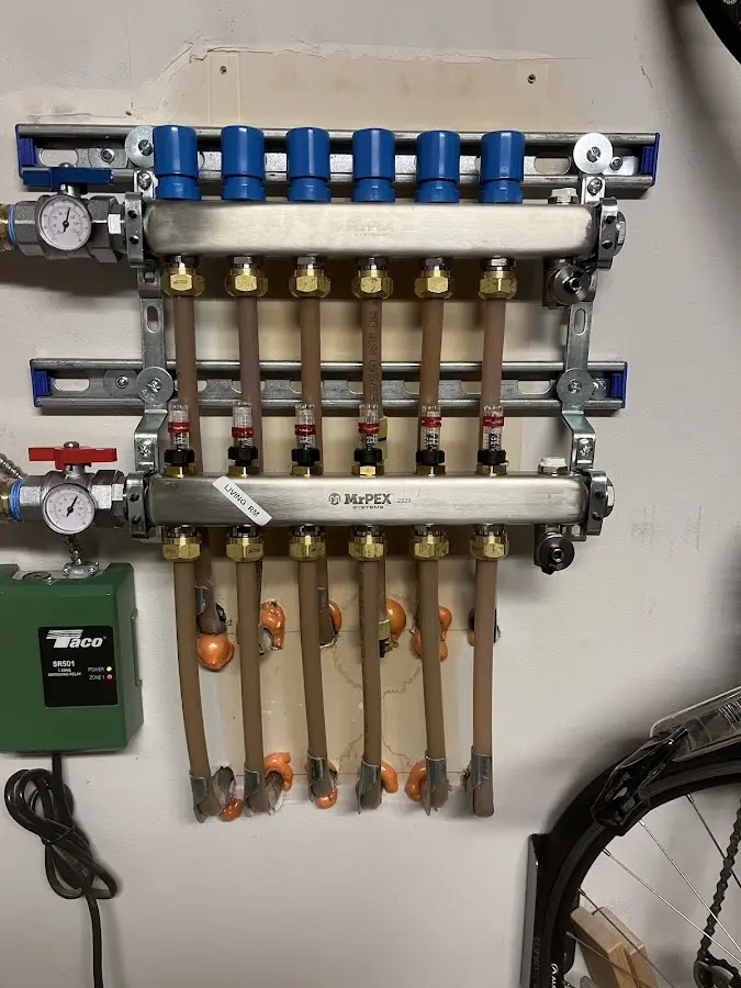 Plumber performing Leak Detection at a residential property in Fairport Harbor